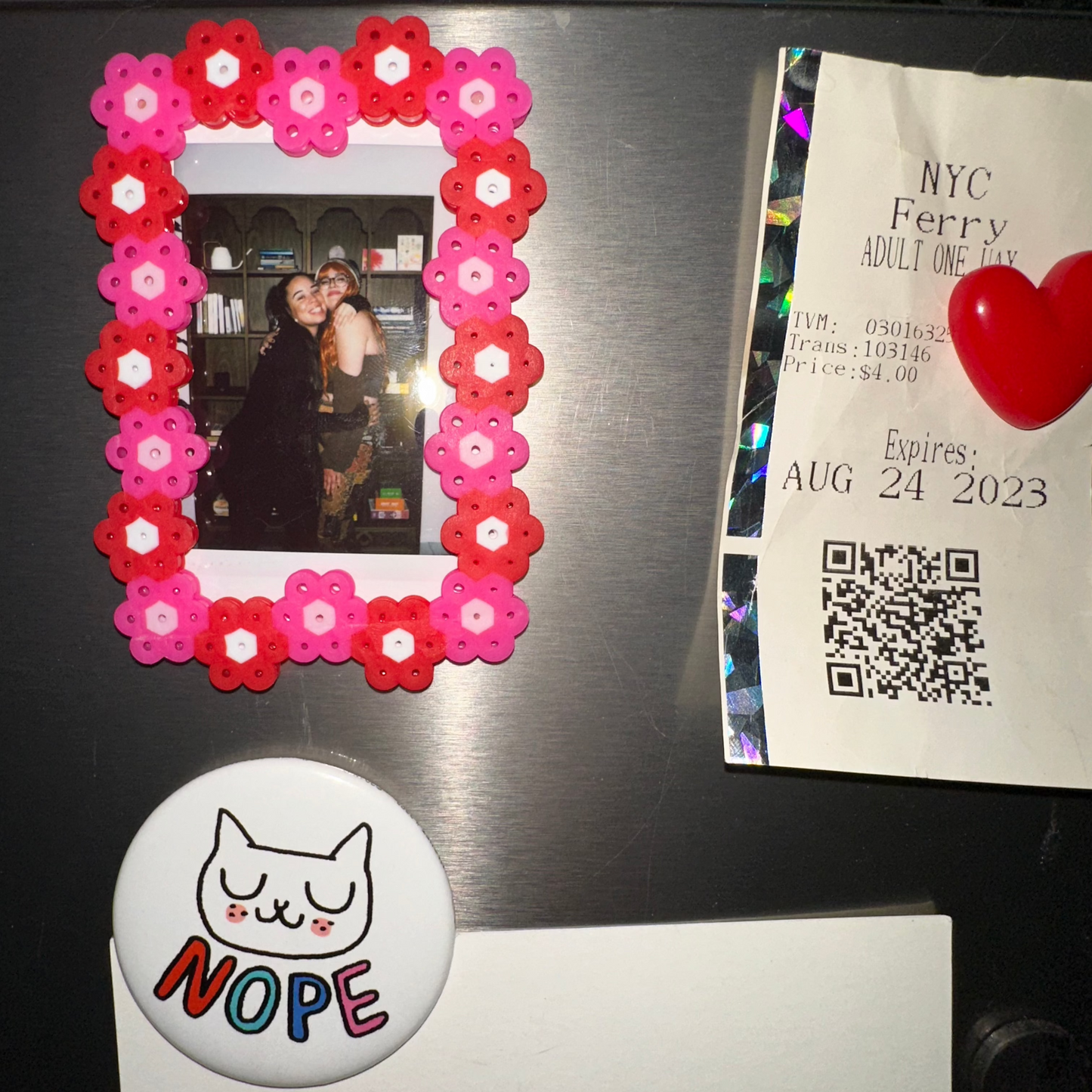 Instax Mini Photo Floral Frame Magnet