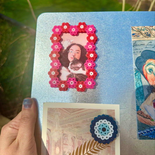 Instax Mini Photo Floral Frame Magnet